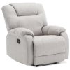 Relaxační křeslo, béžová, látka, TV-4088 CRM2 (Barva Šedá)