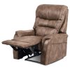 Polohovací křeslo, hnědá, látka vintage, TV-5053 COF3 (Barva Hnědá)