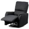 Polohovací křeslo, šedá, látka, TV-5060 GREY2 (Barva Šedá)