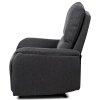 Polohovací křeslo, šedá, látka, TV-5060 GREY2 (Barva Šedá)