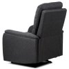 Polohovací křeslo, šedá, látka, TV-5060 GREY2 (Barva Šedá)