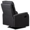 Polohovací křeslo, šedá, látka, TV-5060 GREY2 (Barva Šedá)