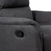 Polohovací křeslo, šedá, látka, TV-5060 GREY2 (Barva Šedá)