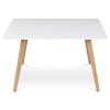 Jídelní stůl 120x80cm, mdf DT-313 WT (Barva Bílá)