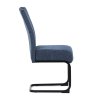 Jídelní židle, modrá, látka, DCL-E2008 BLUE2 (Barva Modrá)