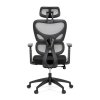 Kancelářská židle, houpací mechanismus, černá, KA-K2080 BK (Barva Černá)