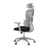 Kancelářská židle, houpací mechanismus, šedá, KA-K2081 GREY (Barva Šedá)