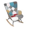 Houpací křeslo, vícebarevná, látka, AK-374 PW2 (Barva Vícebarevná)