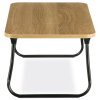 Odkládací stolek 53x30cm, mdf, hnědá, GD-022 OAK (Barva Hnědá)
