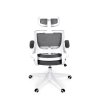 Kancelářská židle, houpací mechanismus, šedá síťovina, KA-Q843 GREY (Barva Šedá)