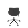 Pracovní židle, výškově nastavitelná, černá látka, KA-V3120 BK3 (Barva Černá)