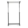 Stojan na šaty, kov, černá, 84511 BK (Barva Černá)