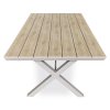 Zahradní stůl, hliník, polywood, béžová, AZT-S1510 OAK (Barva Béžová)