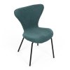 Jídelní židle, modrá, látka, CT-S8010 BLUE2 (Barva Modrá)
