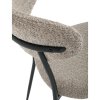 Jídelní židle, béžová, látka bouclé, CT-W1021 CRM2 (Barva Béžová)