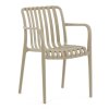Zahradní židle plast, béžová, CT-X7029 CAP (Barva Béžová)