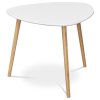 Konferenční stolek 55x55x45cm, mdf, bílá, AF-1134 WT (Barva Bílá)