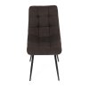 Jídelní židle, hnědá, látka, DCL-L1094 BR2 (Barva Šedá)