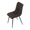 Jídelní židle, hnědá, látka, DCL-L1094 BR2 (Barva Šedá)