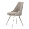 Jídelní židle, béžová, látka bouclé, DCL-W1174 CRM2 (Barva Béžová)