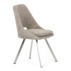 Jídelní židle, béžová, látka bouclé, DCL-W1174 CRM2 (Barva Béžová)