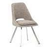 Jídelní židle, béžová, látka bouclé, DCL-W1174 CRM2 (Barva Béžová)