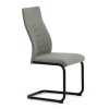 Jídelní židle, hnědá, sametová látka, DCL-X7018 CAP2 (Barva Šedá)
