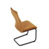 Jídelní židle, hnědá, sametová látka, DCL-X7018 CAP2 (Barva Hnědá)