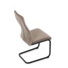 Jídelní židle, hnědá, sametová látka, DCL-X7018 CAP2 (Barva Šedá)