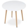 Jídelní stůl 90x90cm, mdf DT-306 WT (Barva Bílá)