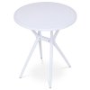 Zahradní stůl plast, bílá, DT-X7007 WT (Barva Bílá)