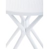 Zahradní stůl plast, bílá, DT-X7007 WT (Barva Bílá)