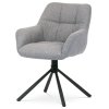 Jídelní židle, šedá, látka, HC-532 GREY2 (Barva Šedá)