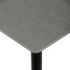 Jídelní stůl 80x80cm, keramika, mramor, HT-398M GREY (Barva Šedá)