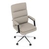 Kancelářské křeslo, houpací mechanismus, šedá ekokůže, KA-D8104 GREY (Barva Šedá)