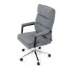 Kancelářské křeslo, houpací mechanismus, šedá látka, KA-D8204 GREY2 (Barva Šedá)