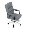 Kancelářské křeslo, houpací mechanismus, šedá látka, KA-D8204 GREY2 (Barva Šedá)