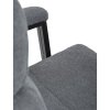 Kancelářské křeslo, houpací mechanismus, šedá látka, KA-D8204 GREY2 (Barva Šedá)