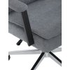 Kancelářské křeslo, houpací mechanismus, šedá látka, KA-D8204 GREY2 (Barva Šedá)