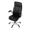 Kancelářské křeslo, houpací mechanismus, černá ekokůže, KA-F1218 BK (Barva Černá)
