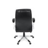 Kancelářské křeslo, houpací mechanismus, černá ekokůže, KA-F1218 BK (Barva Černá)