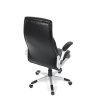 Kancelářské křeslo, houpací mechanismus, černá ekokůže, KA-F1218 BK (Barva Černá)