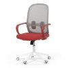 Kancelářská židle, houpací mechanismus, modrá látka, KA-S425 BLUE (Barva Červená)