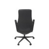 Kancelářské křeslo, houpací mechanismus, černá ekokůže, KA-T8325 BK (Barva Černá)
