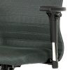 Kancelářské kreslo, potah černá látka a ekokůže, houpací mechanismus,2D područky (Barva Černá)