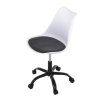 Kancelářská židle, výškově nastavitelná, šedá plast, KA-X7055 GREY (Barva Bílá)