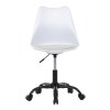 Kancelářská židle, výškově nastavitelná, šedá plast, KA-X7055 GREY (Barva Bílá)