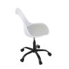 Kancelářská židle, výškově nastavitelná, šedá plast, KA-X7055 GREY (Barva Bílá)