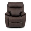Polohovací křeslo, hnědá, látka vintage, TV-4092 BR3 (Barva Hnědá)