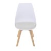 Jídelní židle, bílá, plast, CT-X7056 GREY (Barva Bílá)